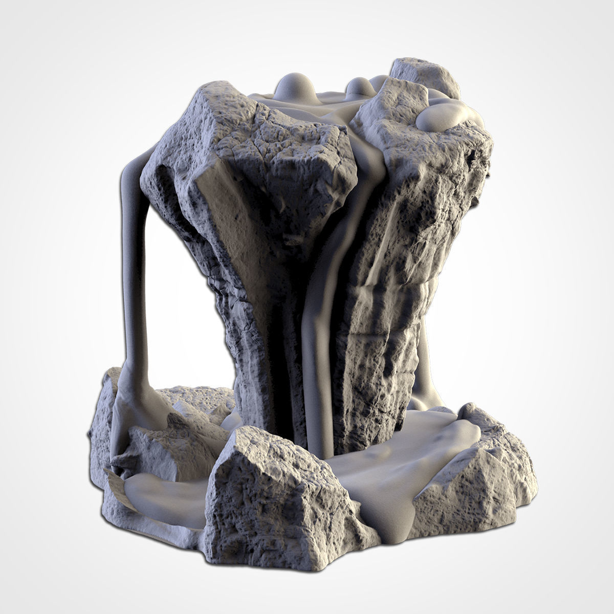 VOLCANIC TERRAIN 3D print model_5