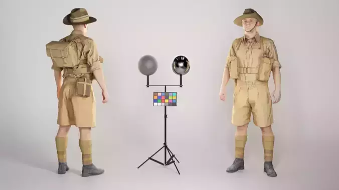 Australian infantryman character from World War 2 272