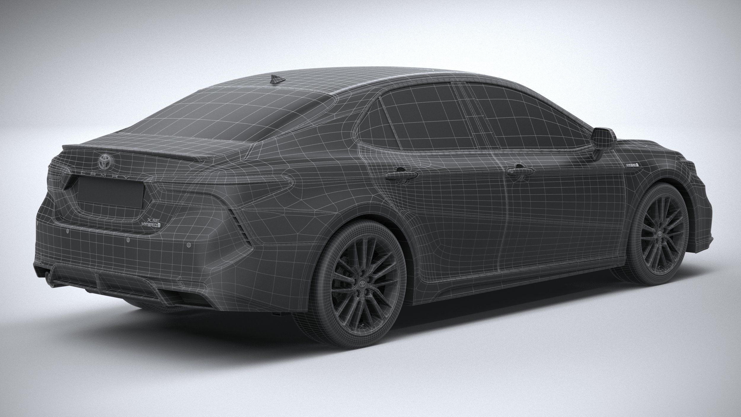 Toyota Camry XSE 2021 3D model_29