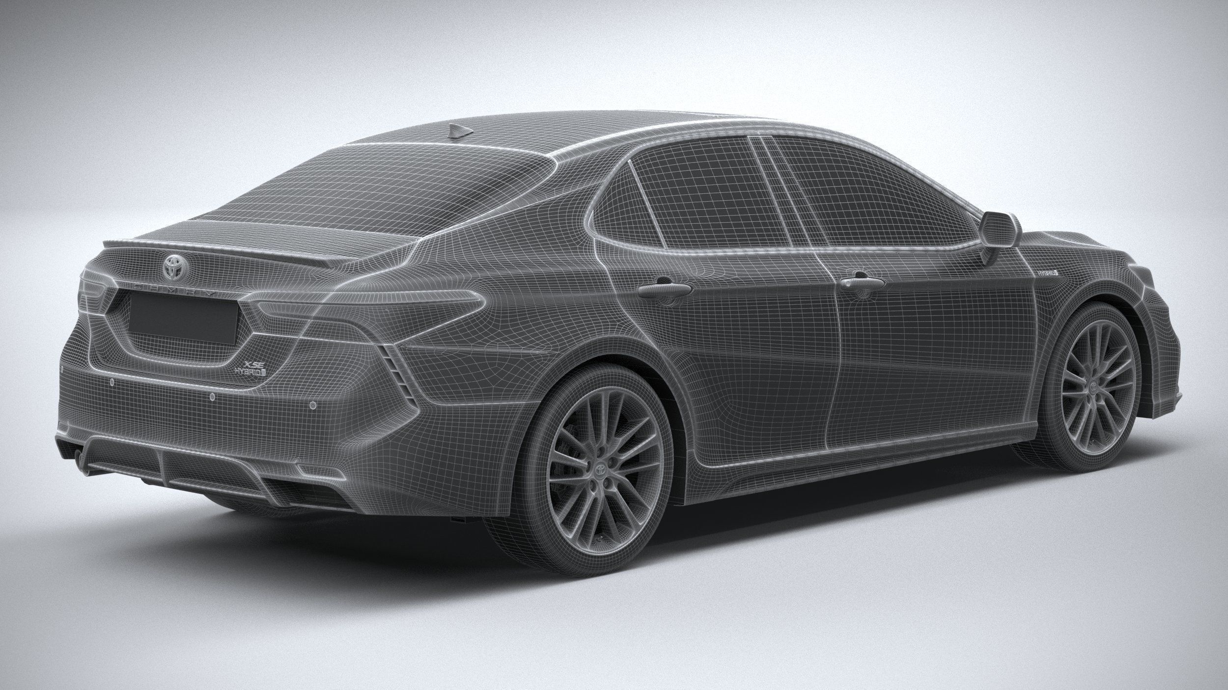 Toyota Camry XSE 2021 3D model_27