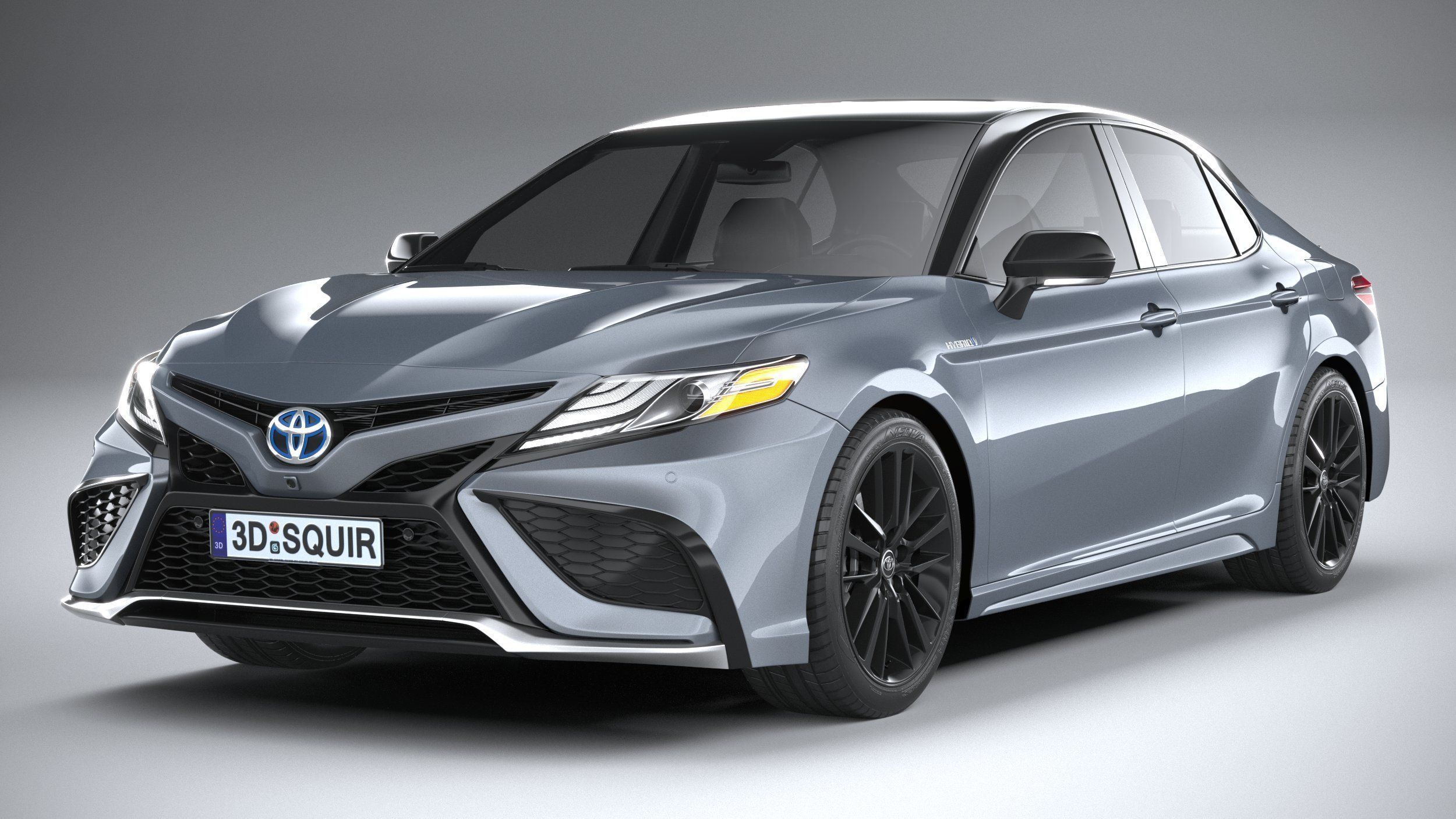 Toyota Camry XSE 2021 3D model_2