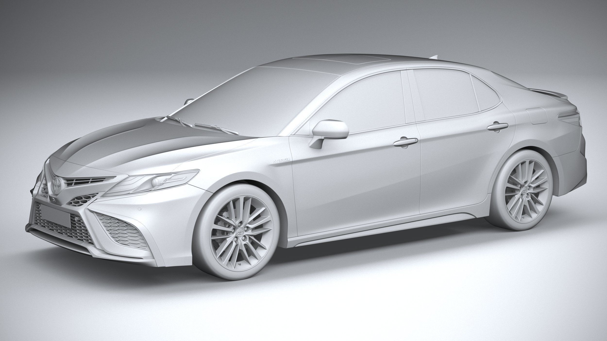 Toyota Camry XSE 2021 3D model_19
