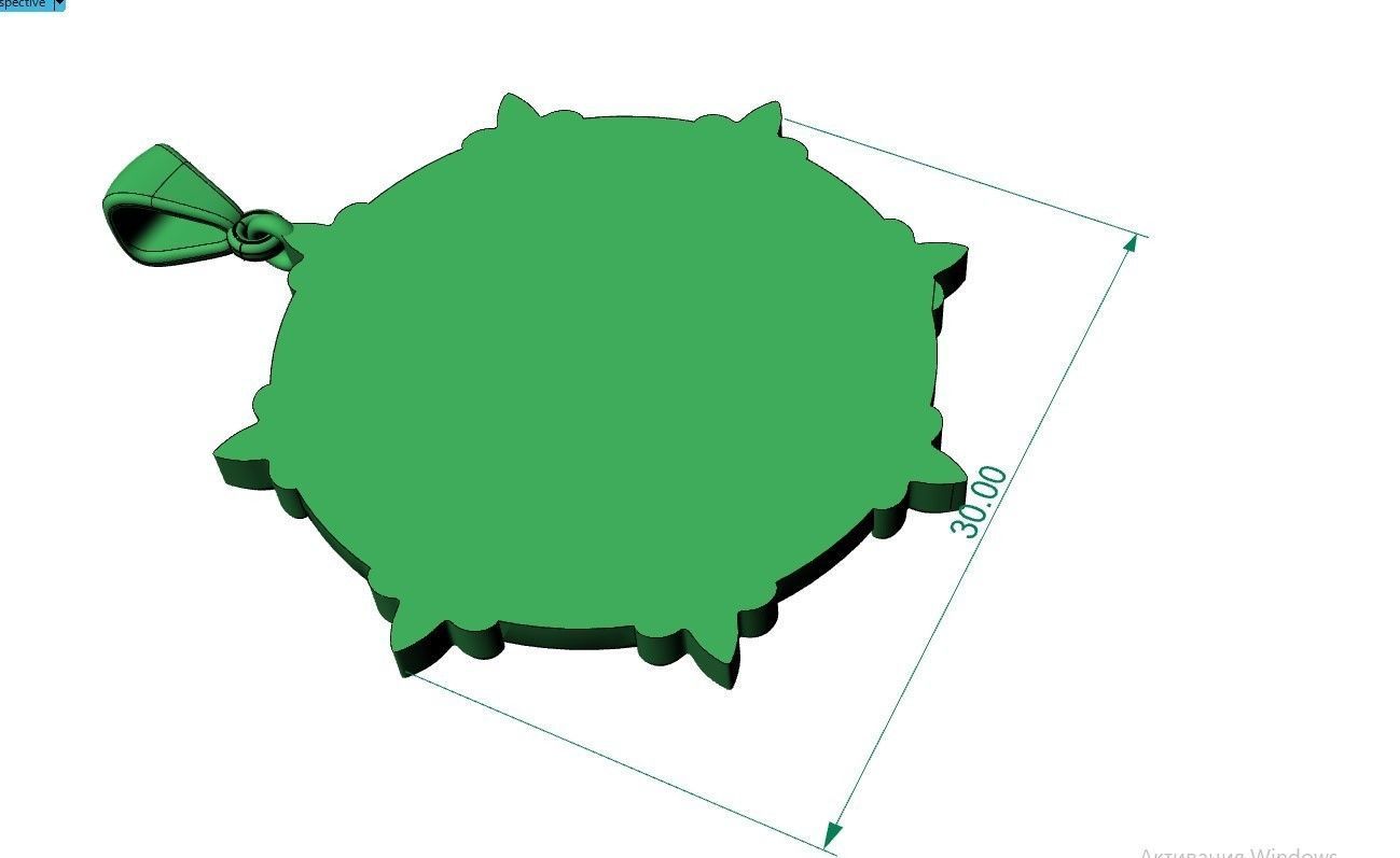 Libra Zodiac Horoscope pendant medalion jewelry 3D print model_9