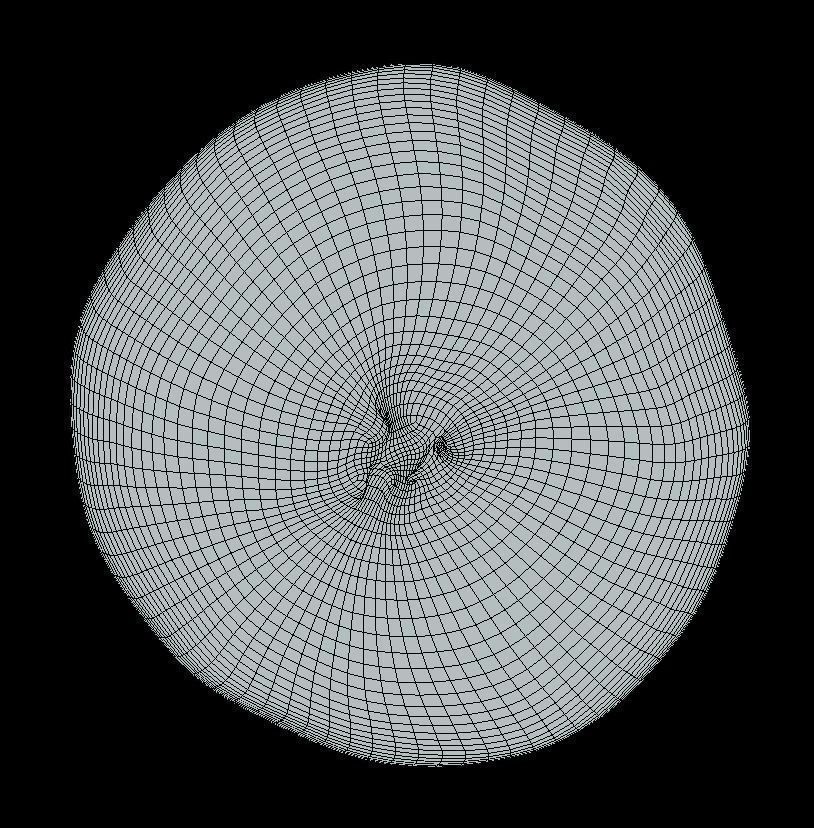 Apple Low-poly 3D model_7