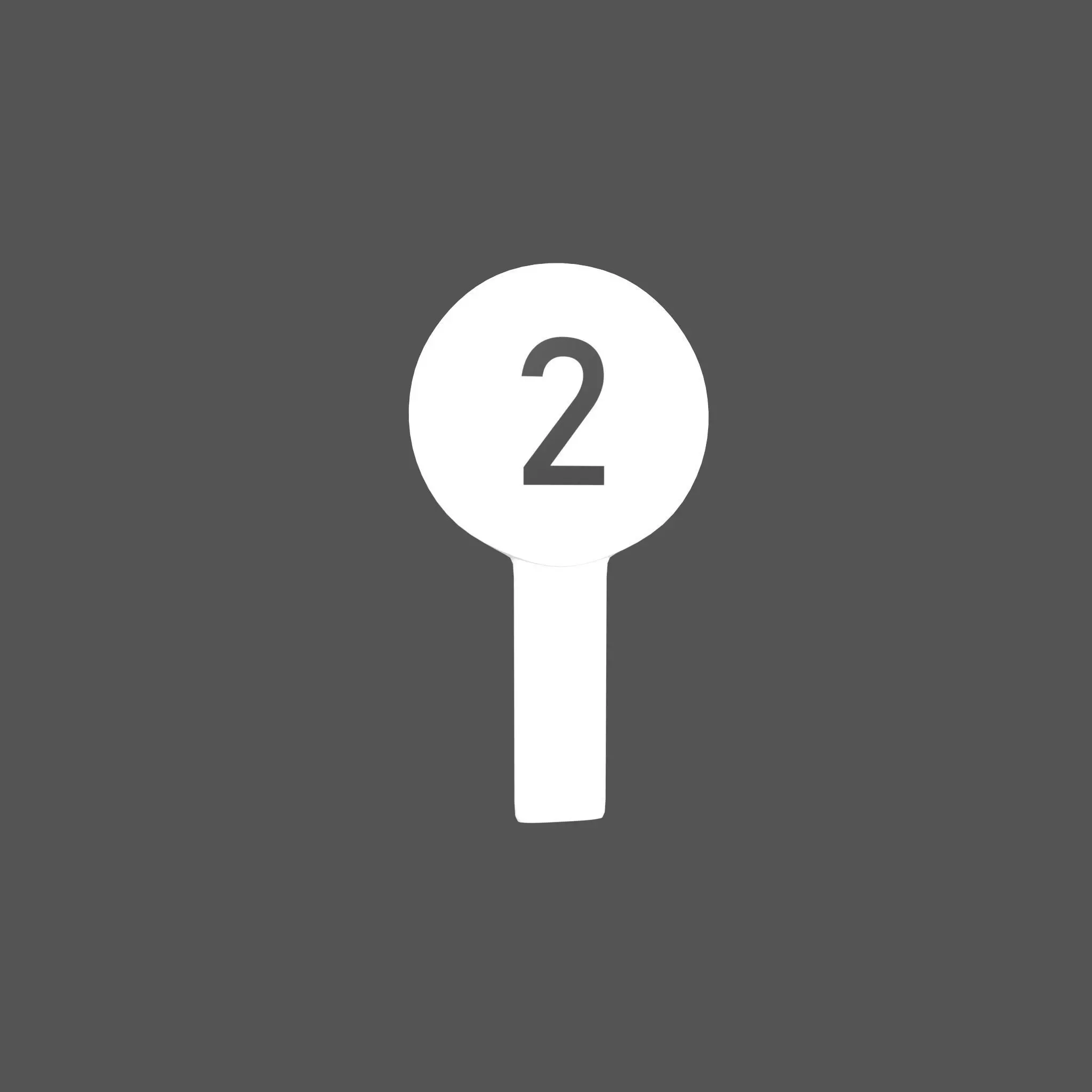 Judges Scorecard v2 007 Low-poly 3D model_0