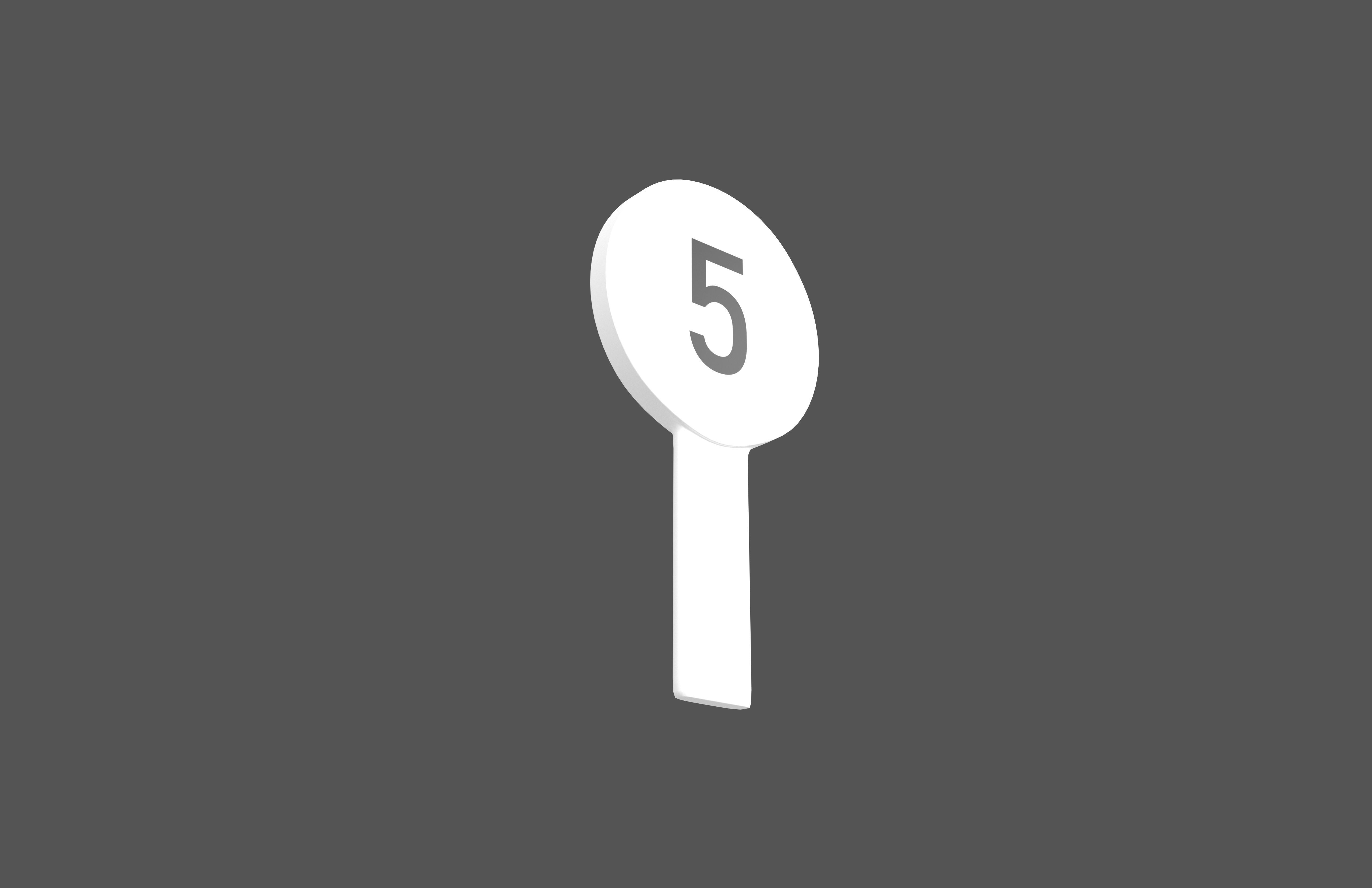 Judges Scorecard v2 010 Low-poly 3D model_1