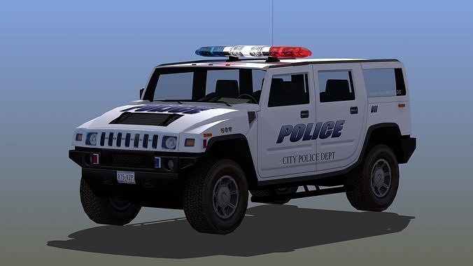 Police SUV 3D model
