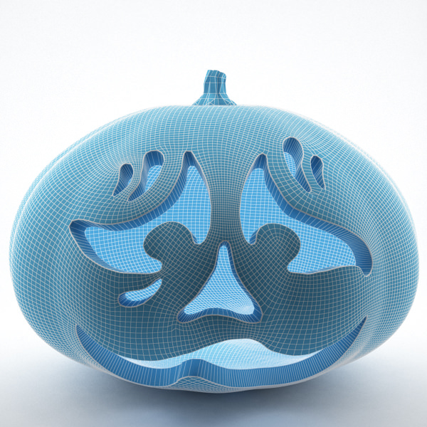 Halloween Pumpkins Pack 3D model_7