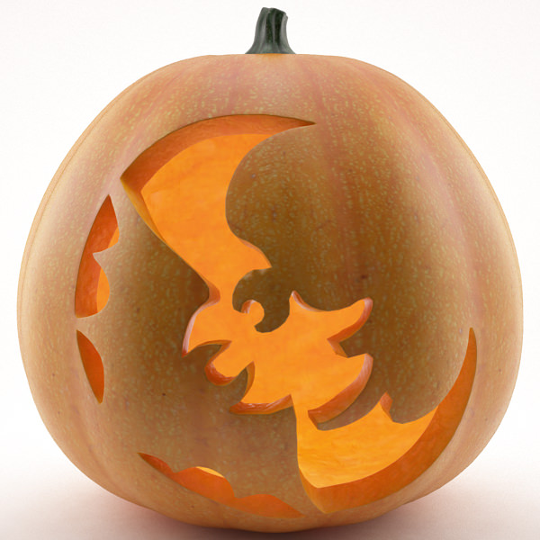 Halloween Pumpkins Pack 3D model_12