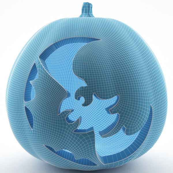 Halloween Pumpkins Pack 3D model_13