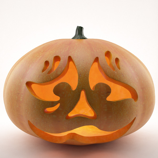 Halloween Pumpkins Pack 3D model_6