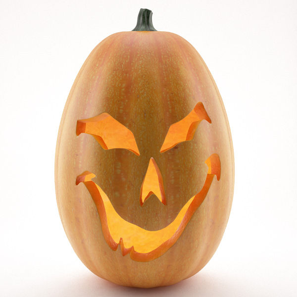 Halloween Pumpkins Pack 3D model_8