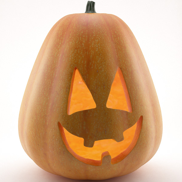 Halloween Pumpkins Pack 3D model_4