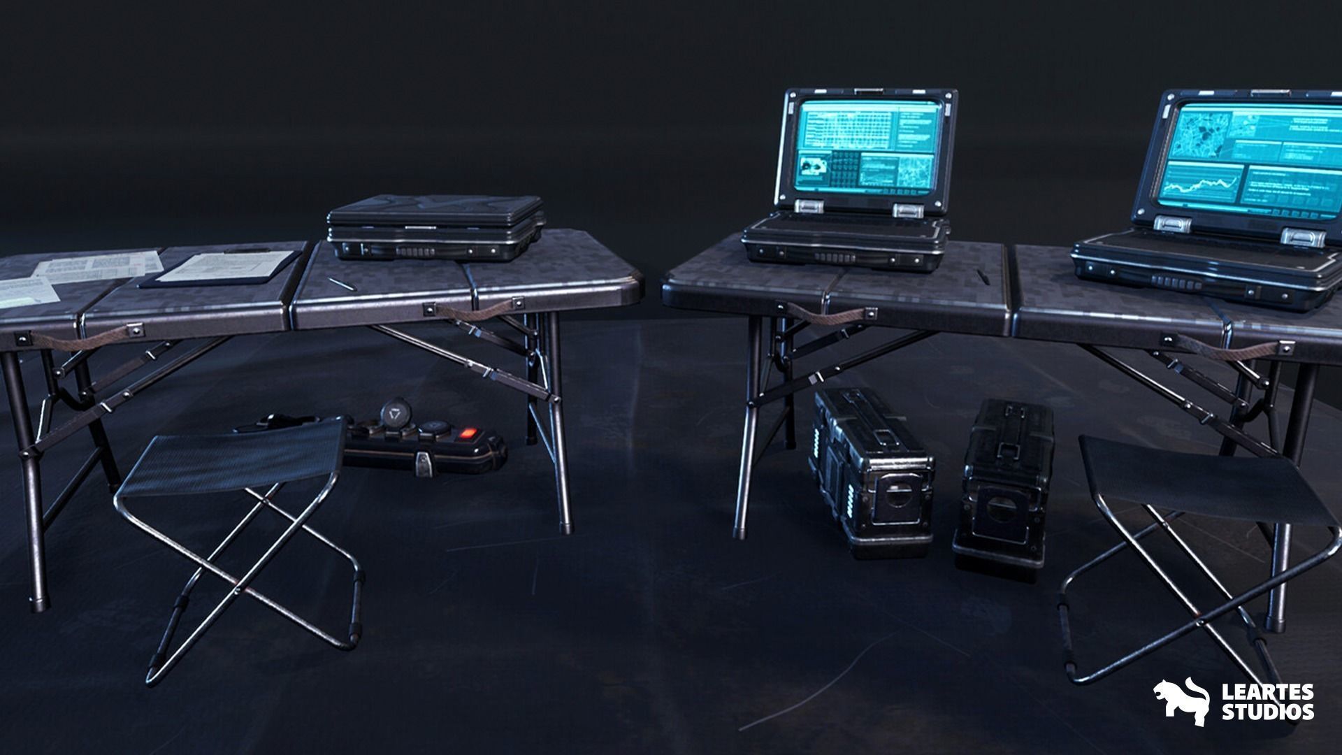 3D model The Rally Point Military Props VR / AR / lowpoly CGTrader