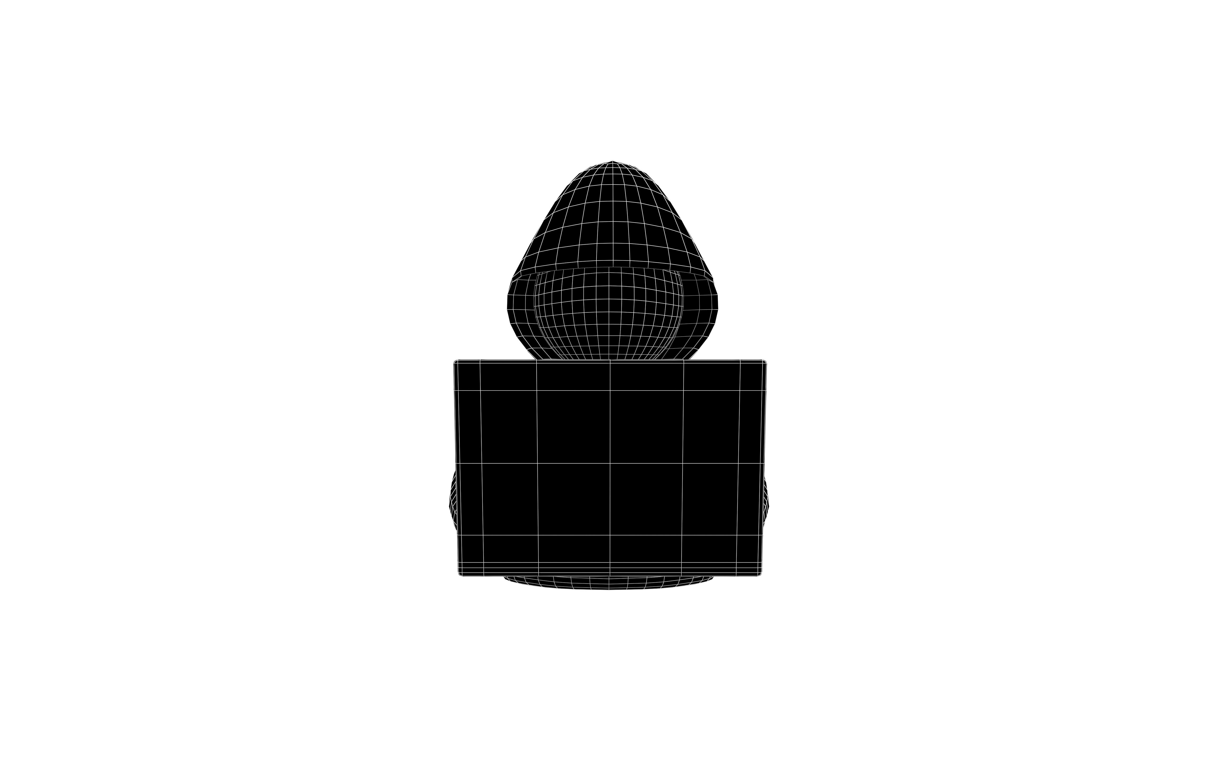 Cartoon Hacker China v1 001 Low-poly 3D model_6