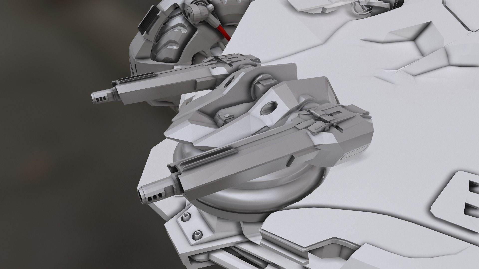 Batmobile JUSTICE LEAGUE STL  3D print model_7