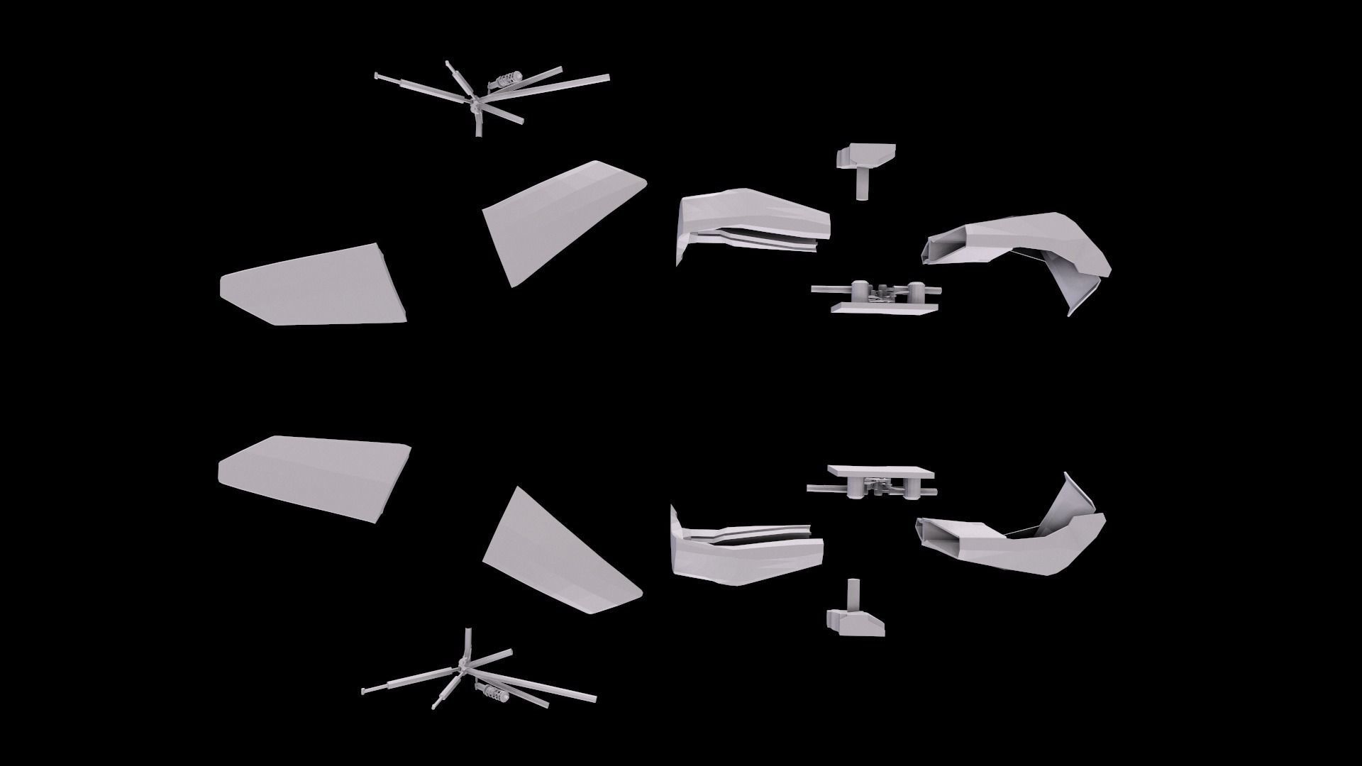 Batmobile JUSTICE LEAGUE STL  3D print model_12