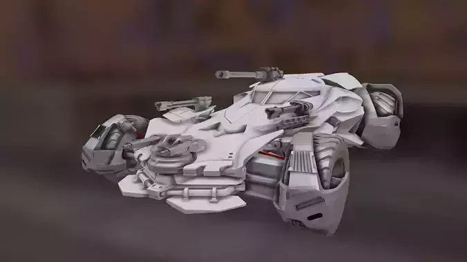 Batmobile JUSTICE LEAGUE STL  3D print model
