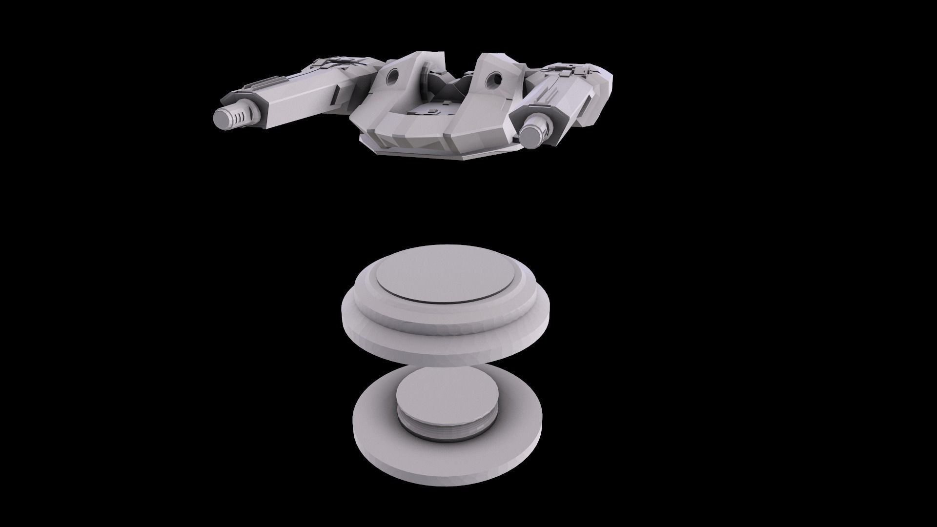 Batmobile JUSTICE LEAGUE STL  3D print model_13