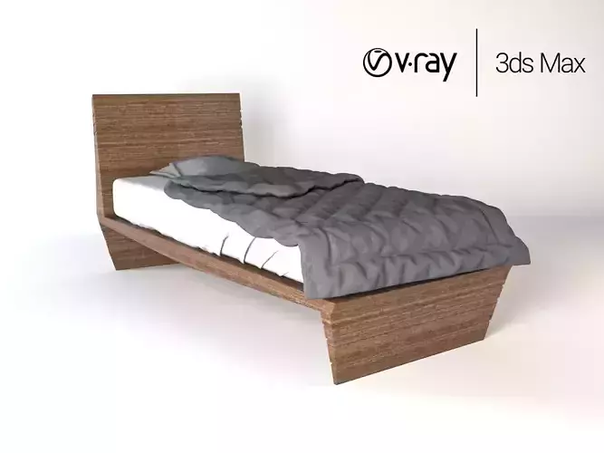Modern Wooden Bed