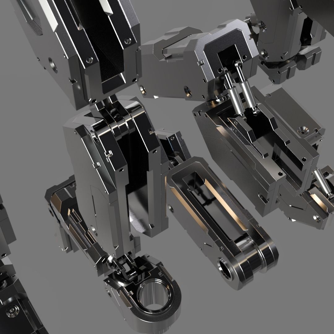 MECHA DETAILS KIT-BASH 3D model_5
