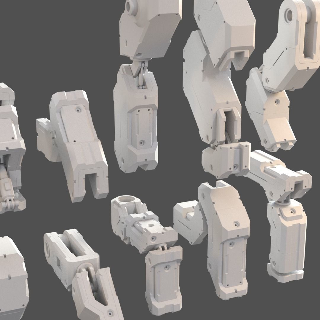 MECHA DETAILS KIT-BASH 3D model_56