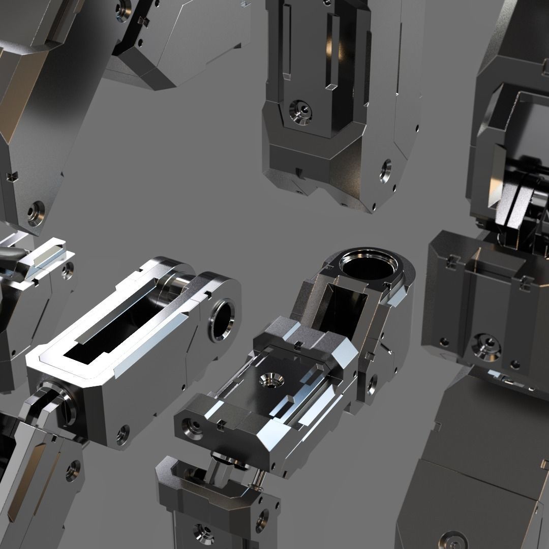 MECHA DETAILS KIT-BASH 3D model_2