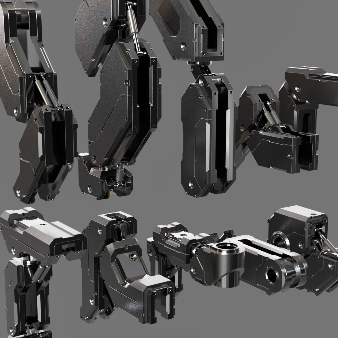 MECHA DETAILS KIT-BASH 3D model_3