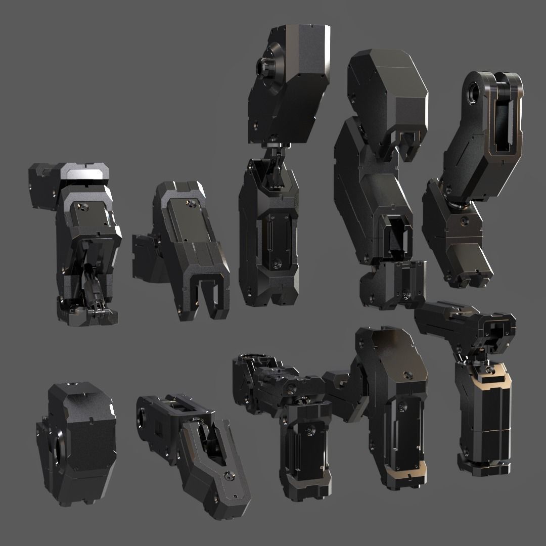 MECHA DETAILS KIT-BASH 3D model_1