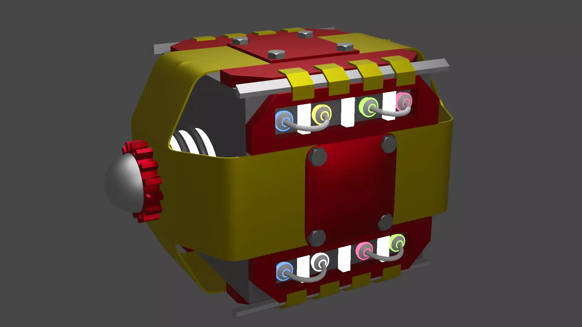 Metal case 3D model_0