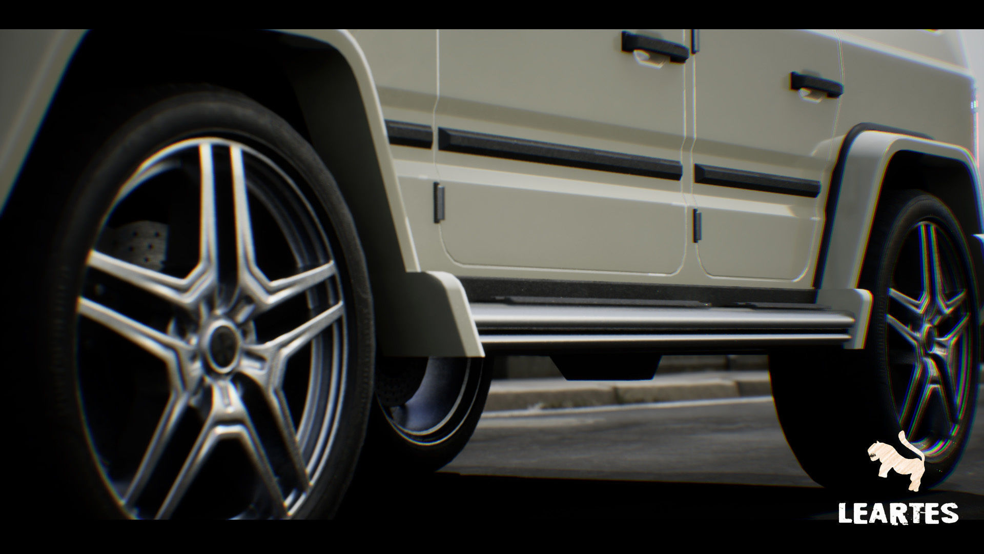 SUV 01 Driveable  Animated  Realistic Low-poly 3D model_10