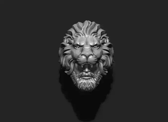 Man Lion ring