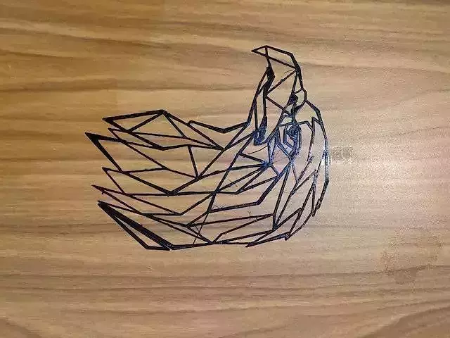 5 modelos diferentes  gato  aguila luna cubo colibri