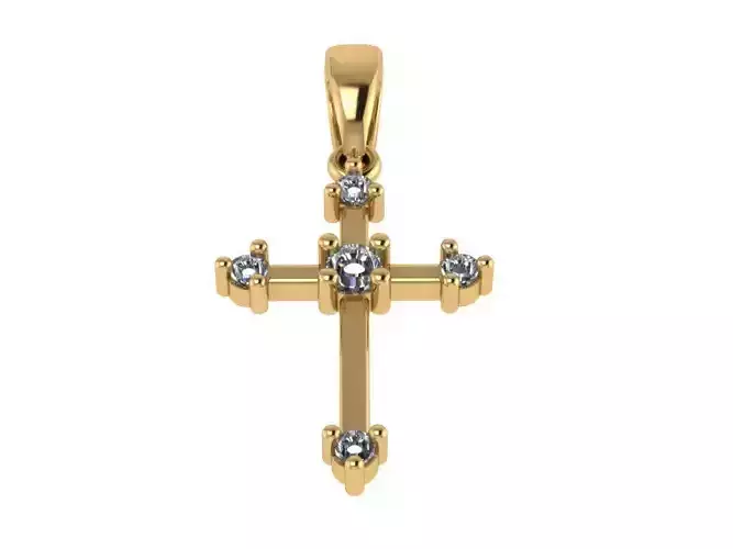 Cross Pendant 10 stl
