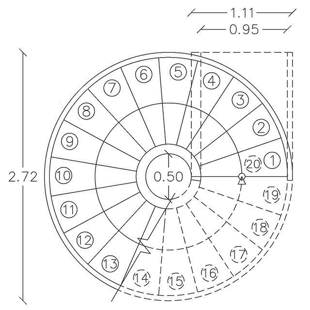 Spiral staircase 04 3D model_4