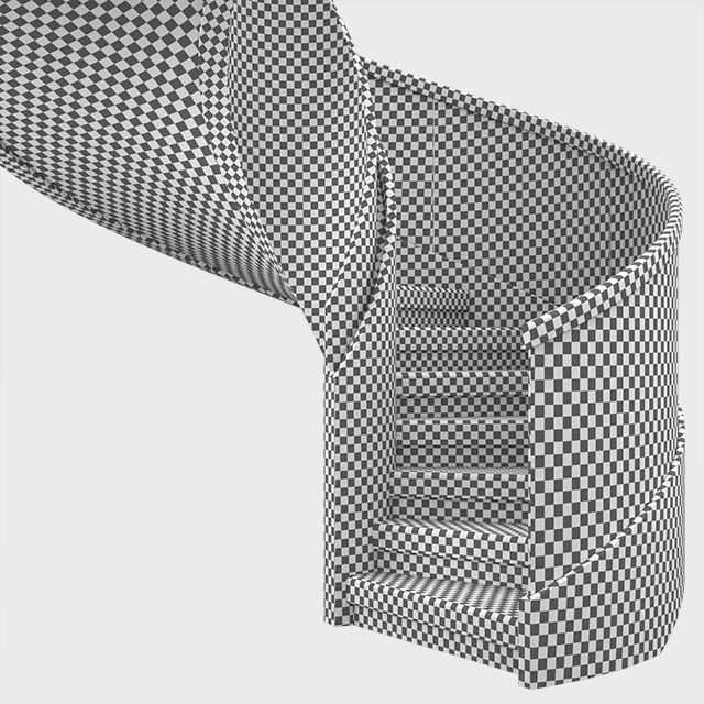 Spiral staircase 04 3D model_2
