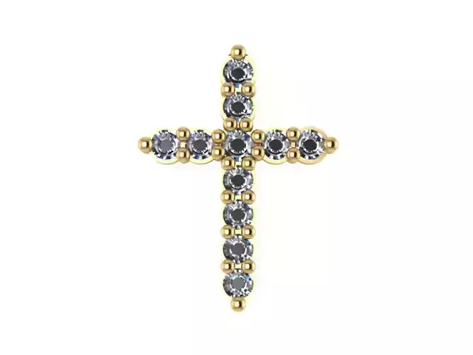 Cross Pendant 14 stl