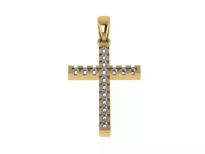 Cross Pendant 15 stl