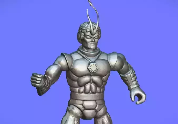 80s SECTAURS FIGURE - 3D SCAN