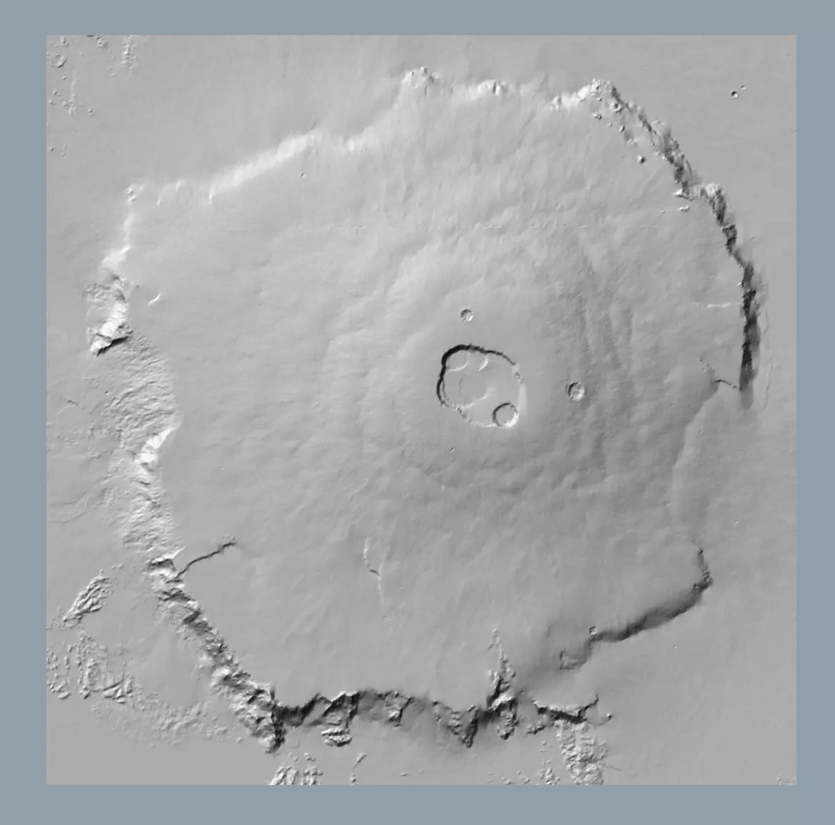 Olympus Mons Accurate Scale 3D model_0