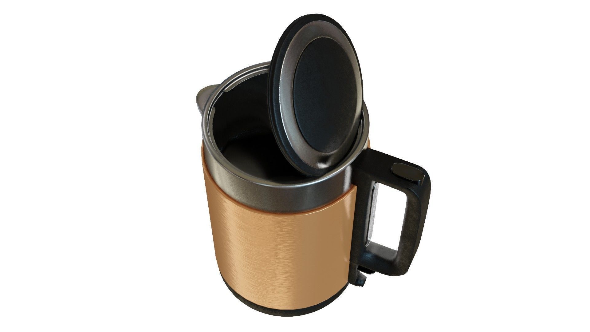 Kettle 3D Model coffee pot Low-poly 3D model_14