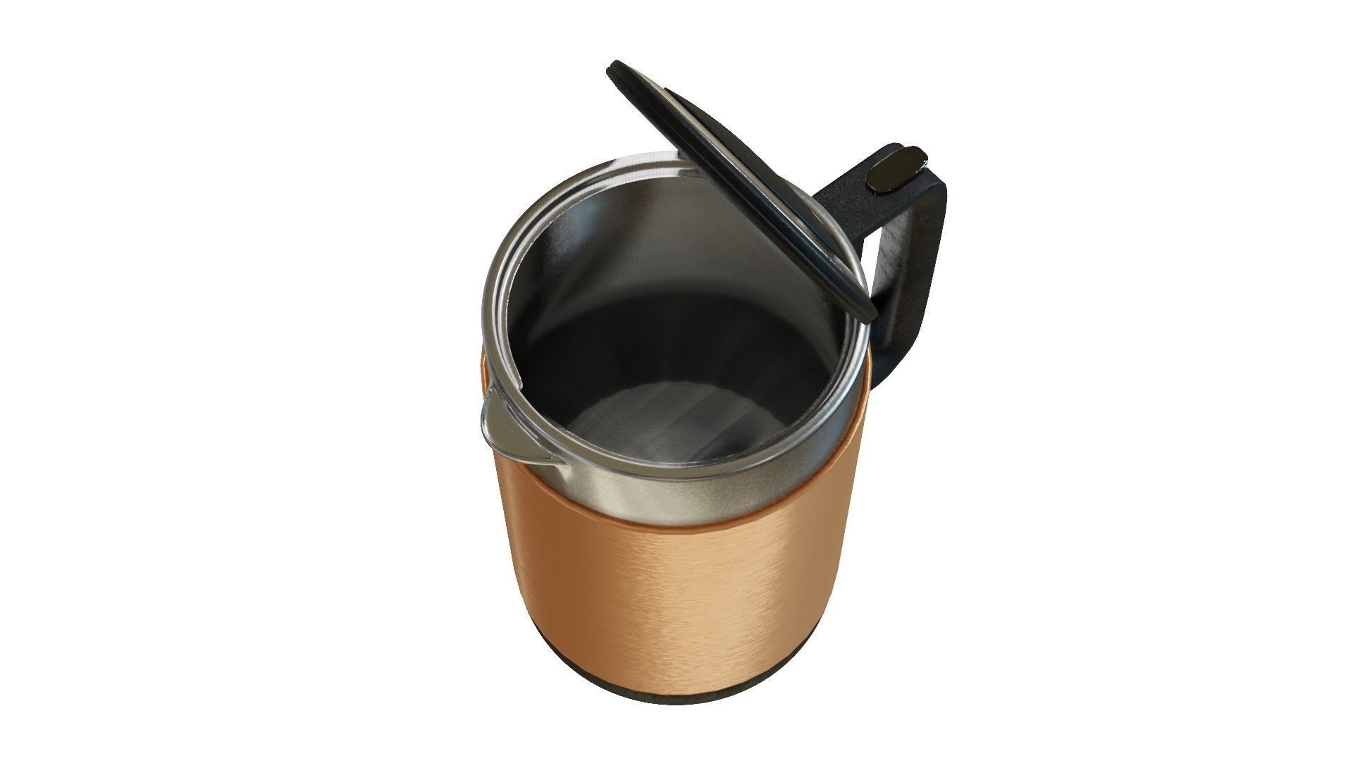 Kettle 3D Model coffee pot Low-poly 3D model_13