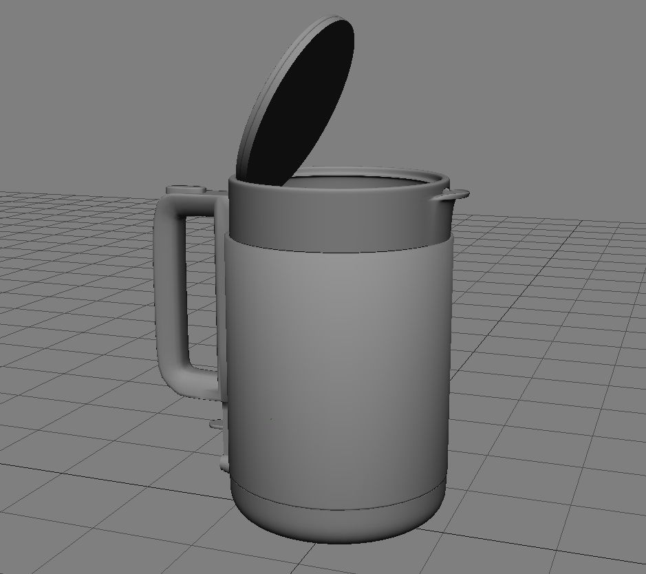 Kettle 3D Model coffee pot Low-poly 3D model_20