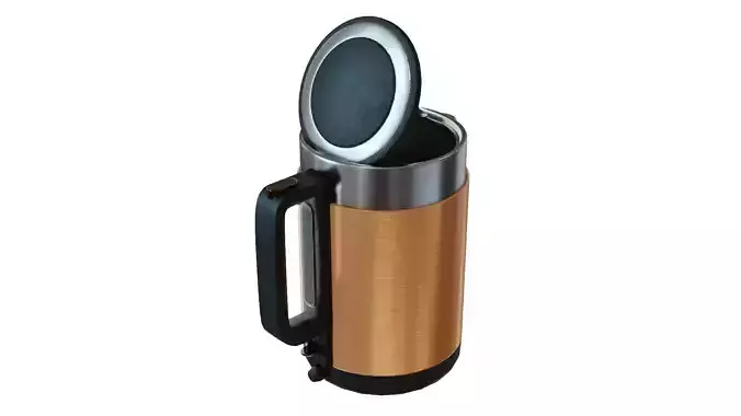 Kettle 3D Model coffee pot Low-poly 3D model