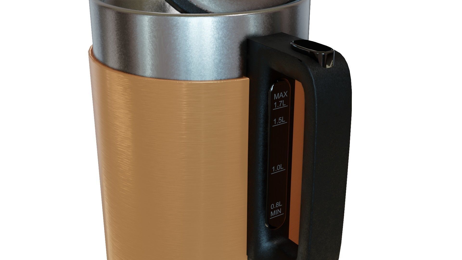 Kettle 3D Model coffee pot Low-poly 3D model_1