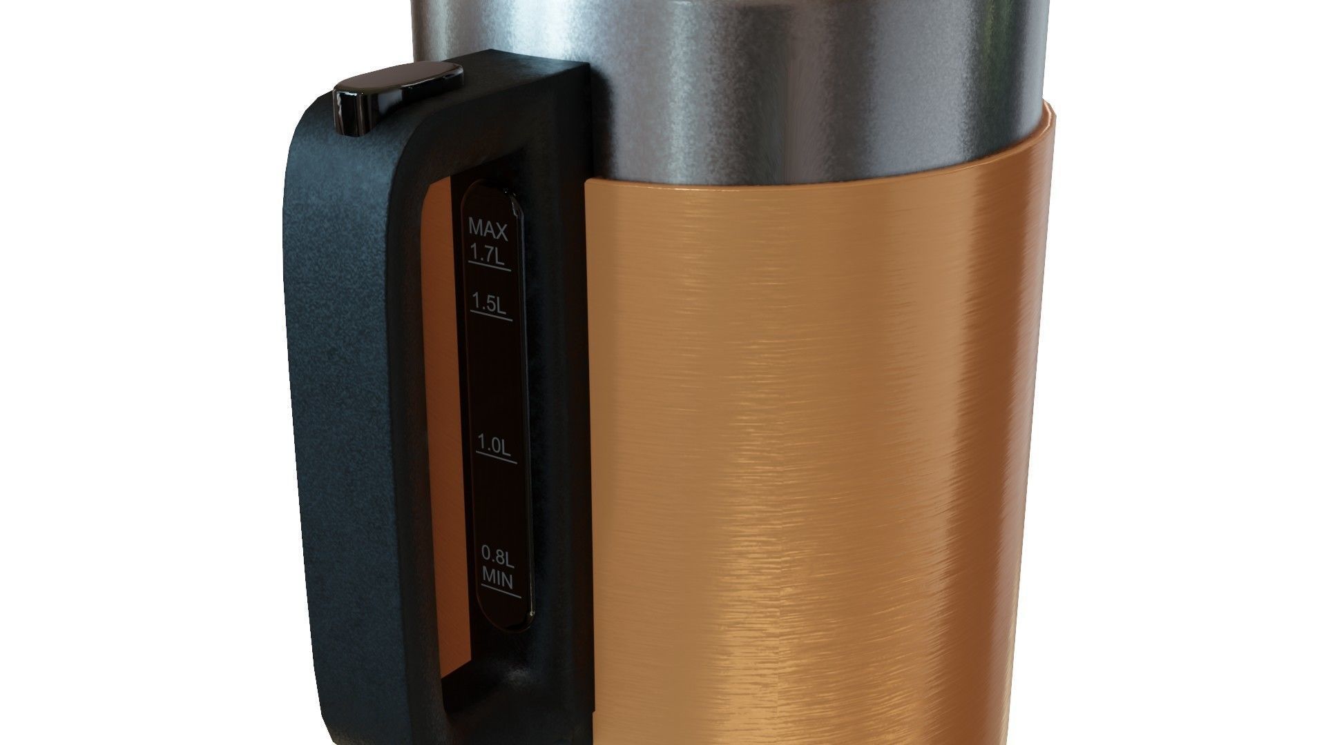 Kettle 3D Model coffee pot Low-poly 3D model_4