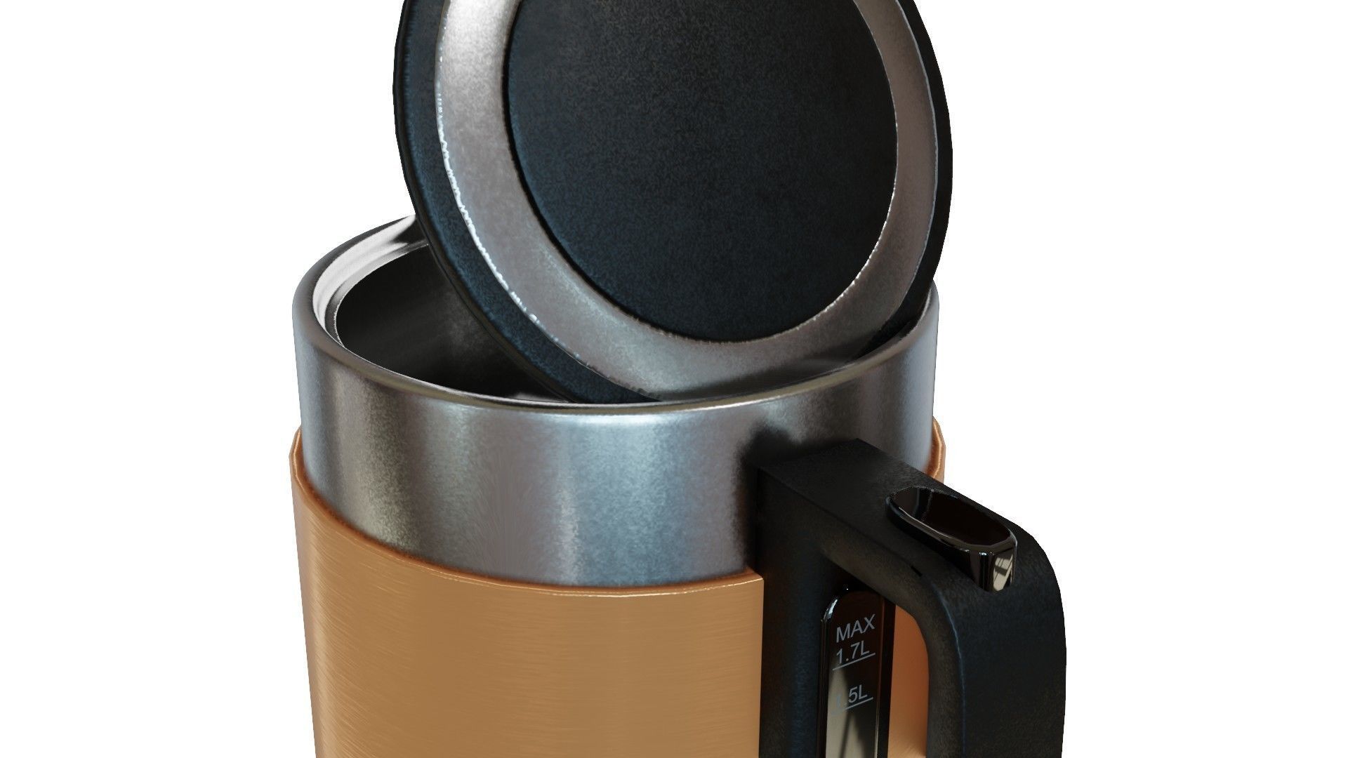 Kettle 3D Model coffee pot Low-poly 3D model_24