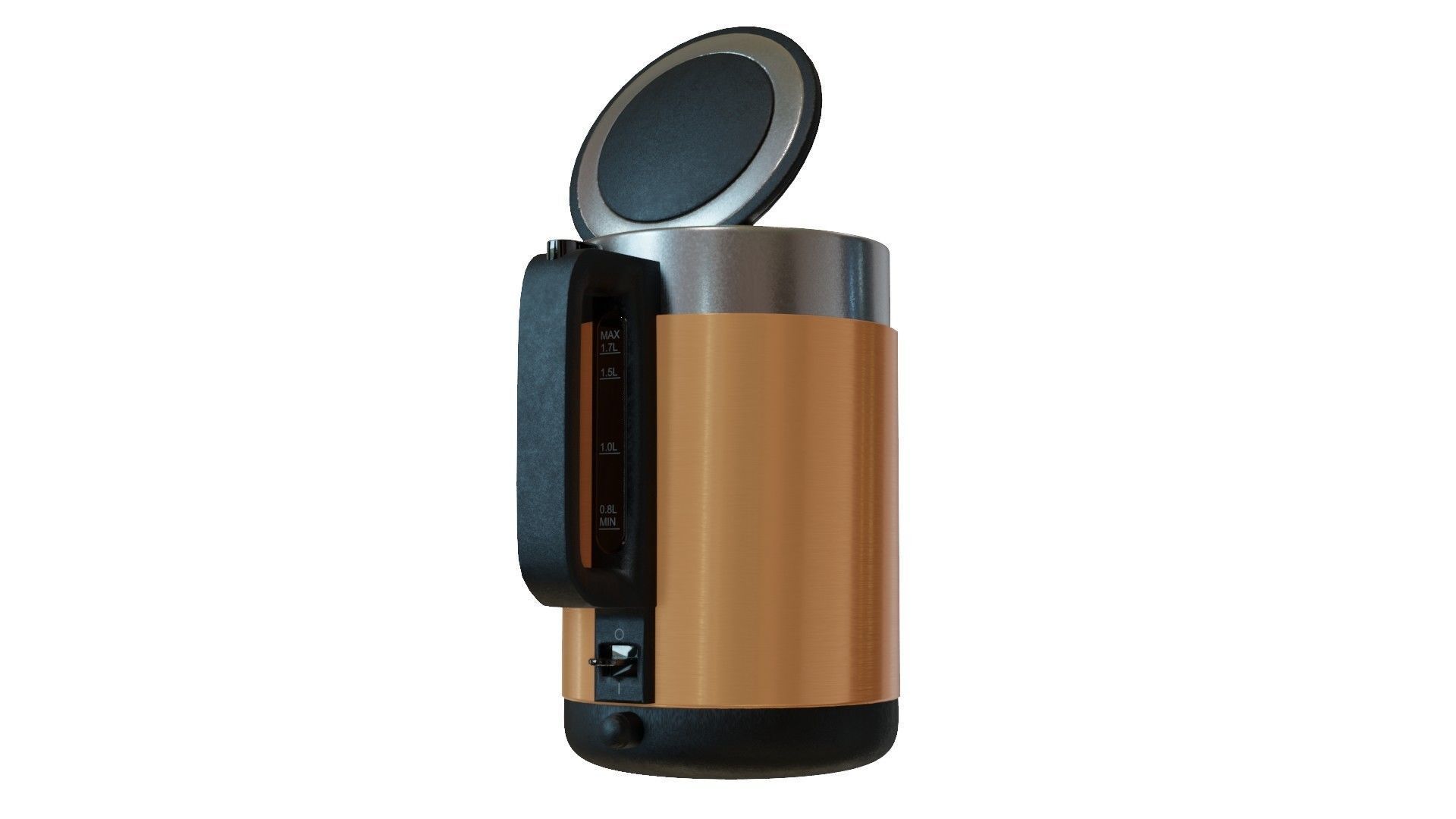 Kettle 3D Model coffee pot Low-poly 3D model_10