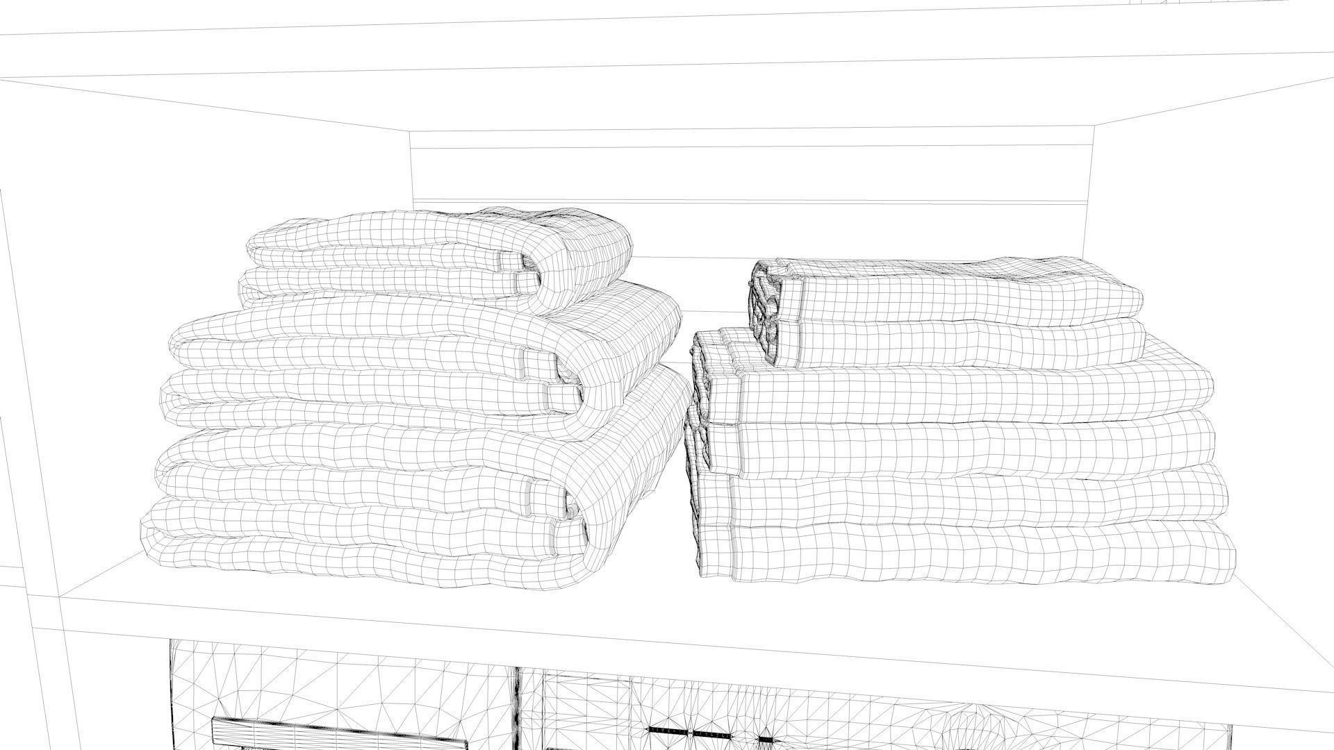 Bathroom 11 Low-poly 3D model_18