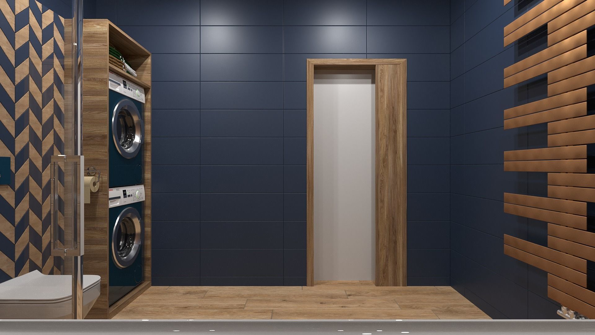 Bathroom 11 Low-poly 3D model_2
